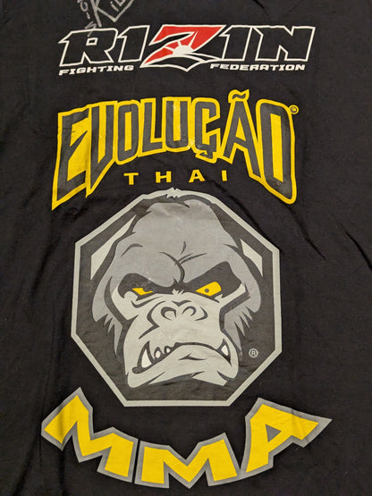 【hand signed autograph】 Luis Gustavo "RIZIN EVOLUCAO THAI MMA" T-shirt