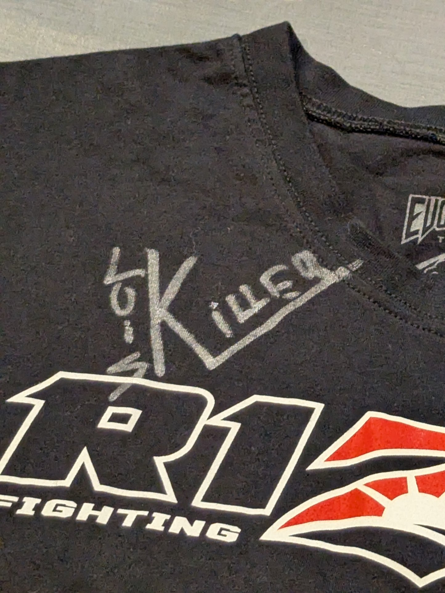 【hand signed autograph】 Luis Gustavo "RIZIN EVOLUCAO THAI MMA" T-shirt