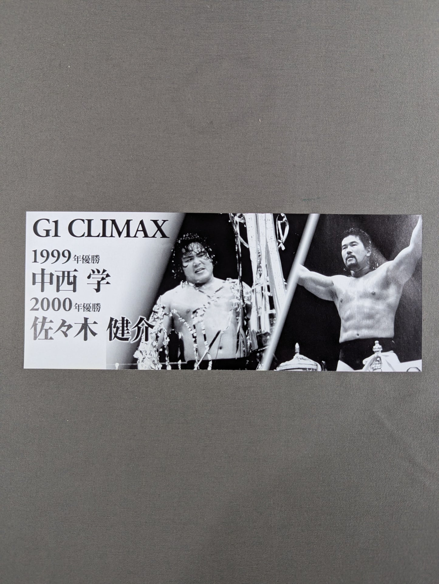 ★非売品★ 新日本プロレス 7.24 東京・大田区総合体育館 G1クライマックス32 記念チケット