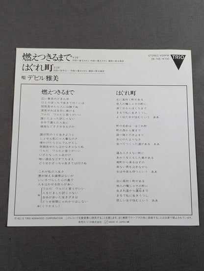 燃えつきるまで / デビル雅美