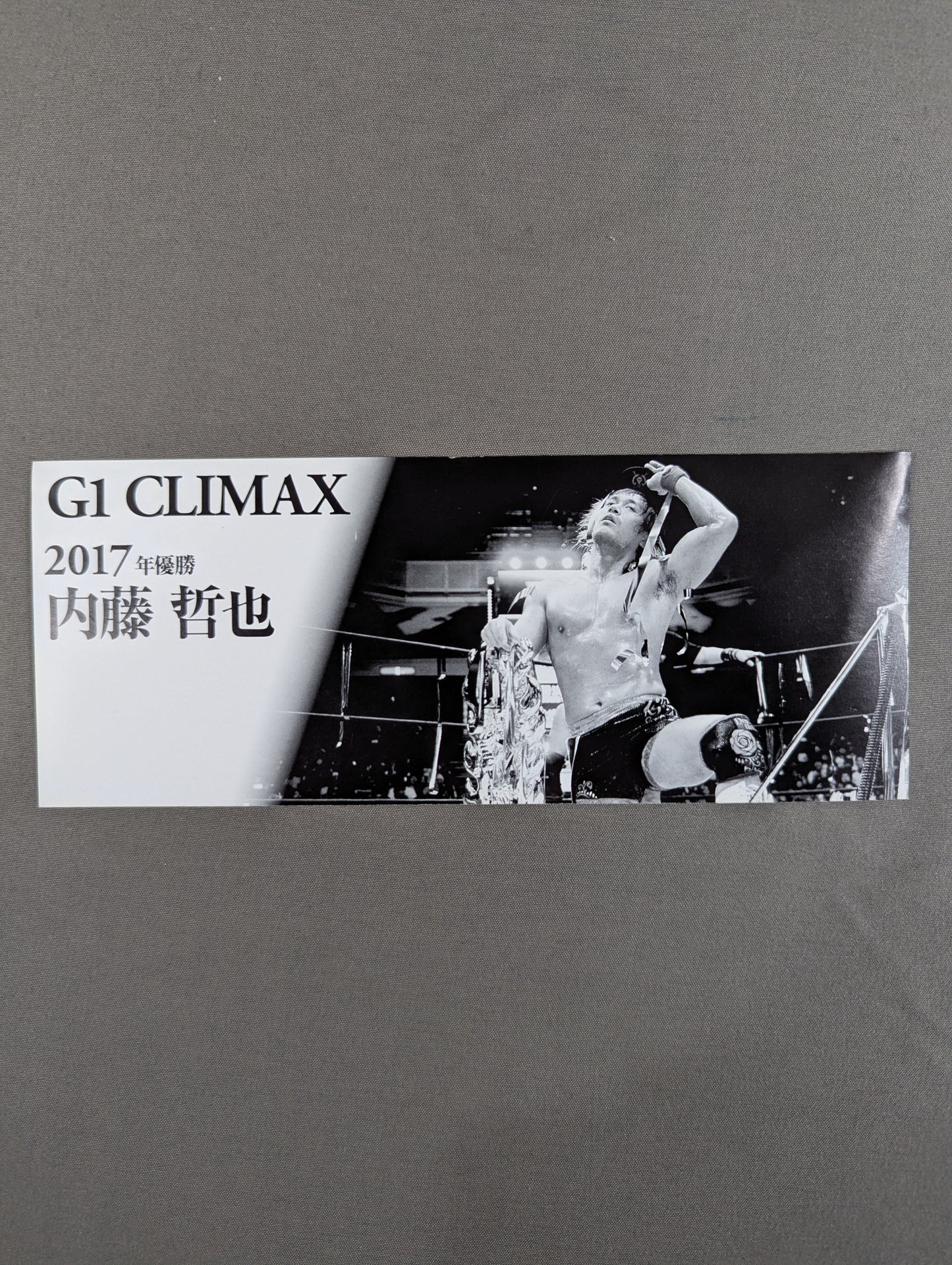 ★非売品★ 新日本プロレス 8.13 東京・町田市立総合体育館 G1クライマックス32 記念チケット