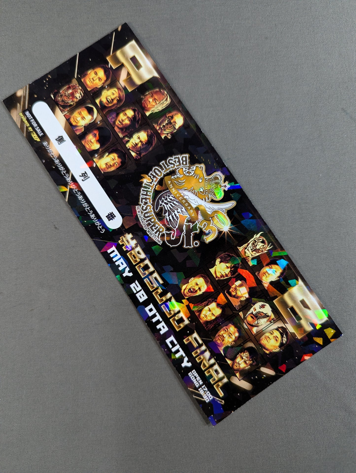 ★非売品★ 新日本プロレス 5.28 大田区総合体育館 BEST OF THE SUPER Jr.30 記念チケット