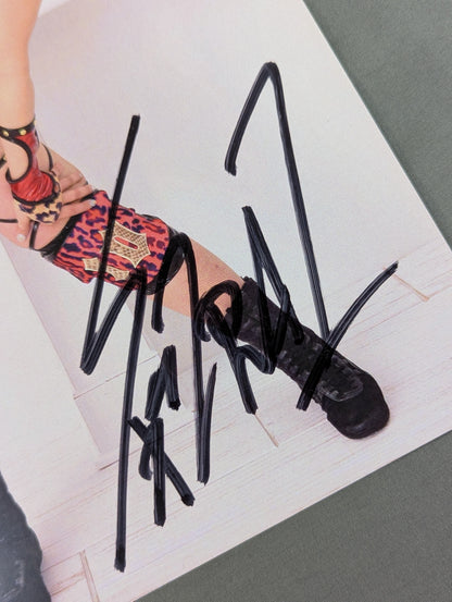 ★LAST MATCHE OF STARDOM★ Io Shirai (Iyo Sky) hand signed autograph  Pro-Photo  (H-6 )