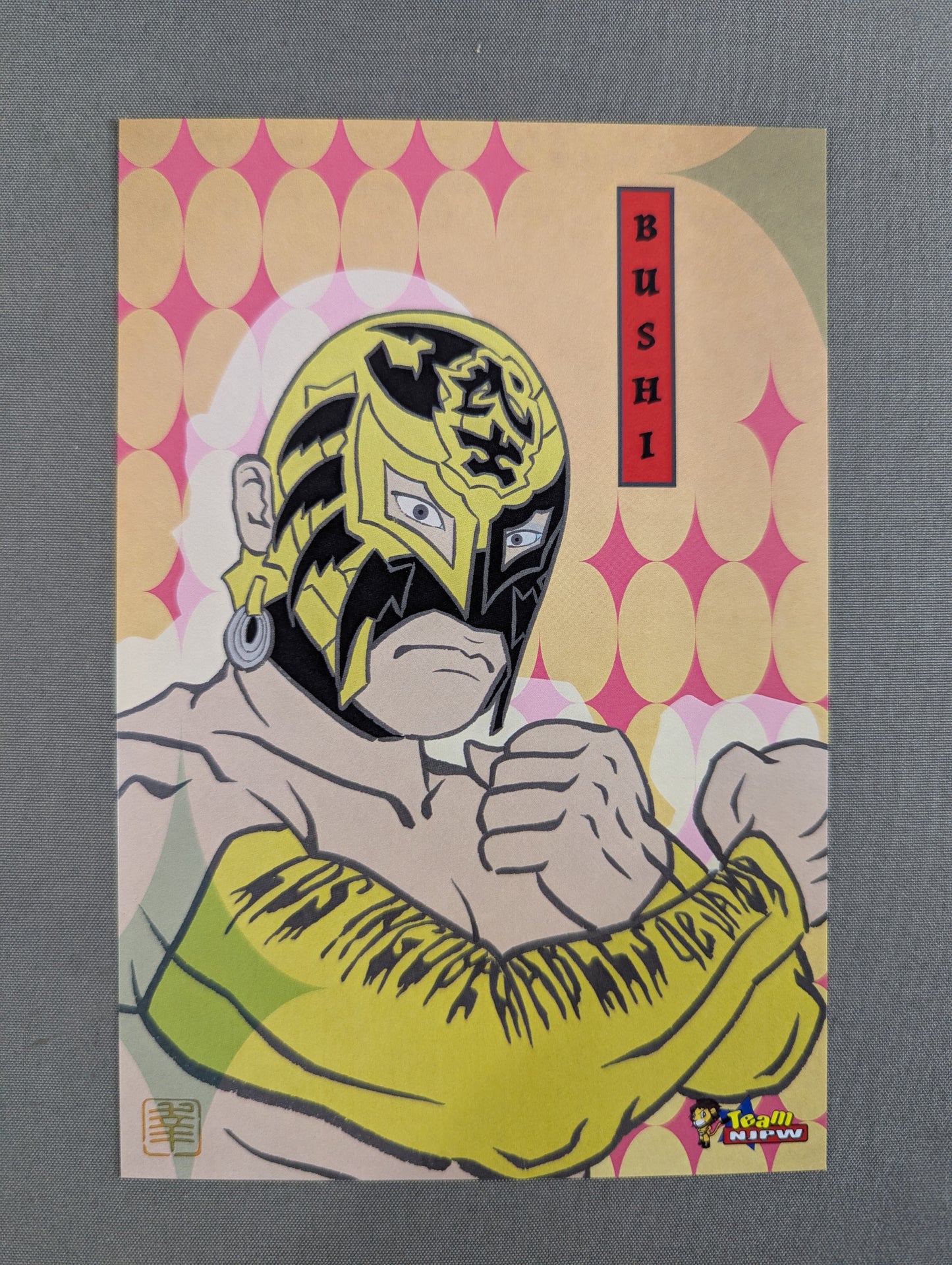 BUSHI  Ukiyo-e Style Postcard ( not sold in stores )