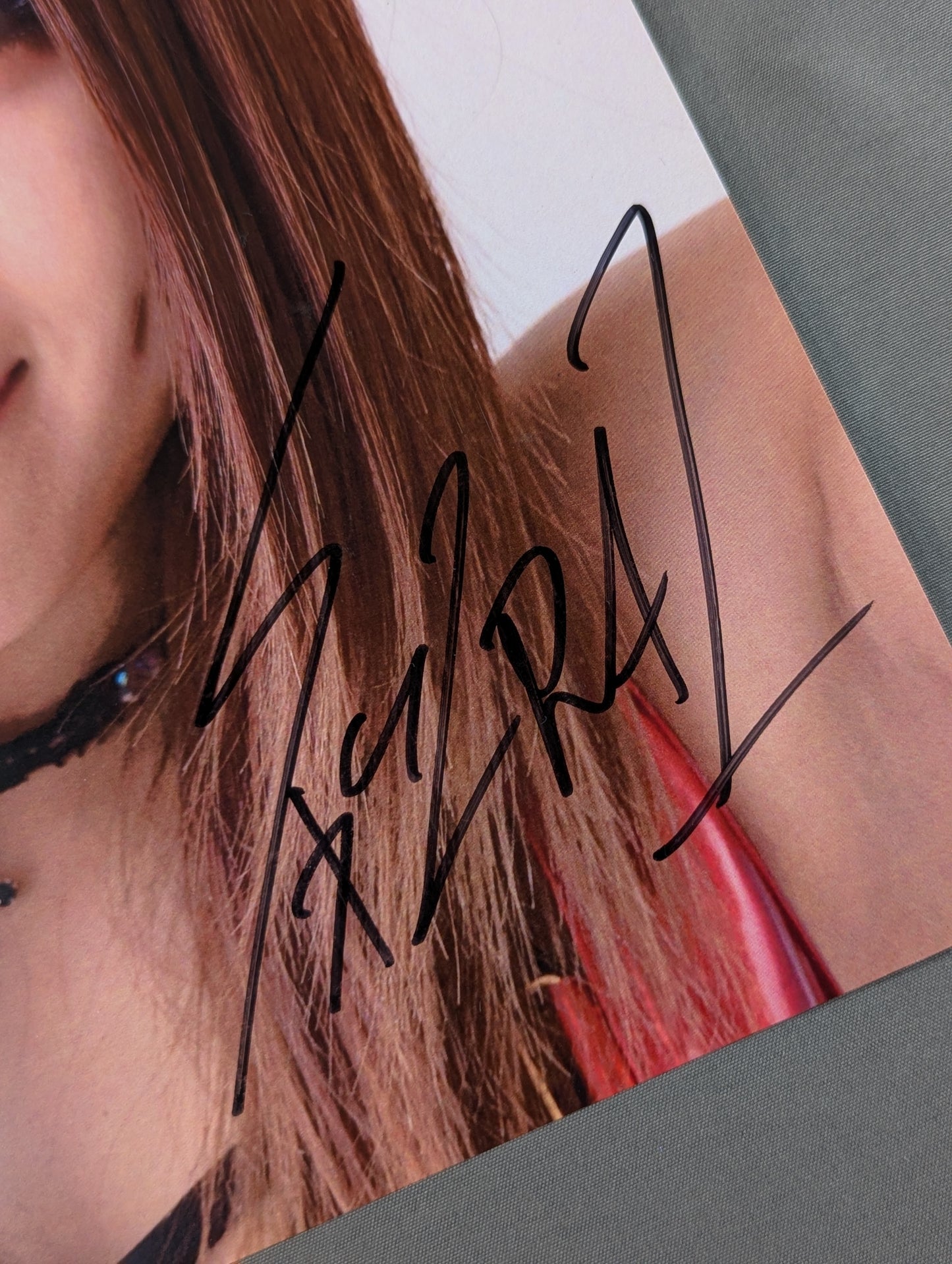 ★LAST MATCHE OF STARDOM★ Io Shirai (Iyo Sky) hand signed autograph  Pro-Photo  (H-8 )