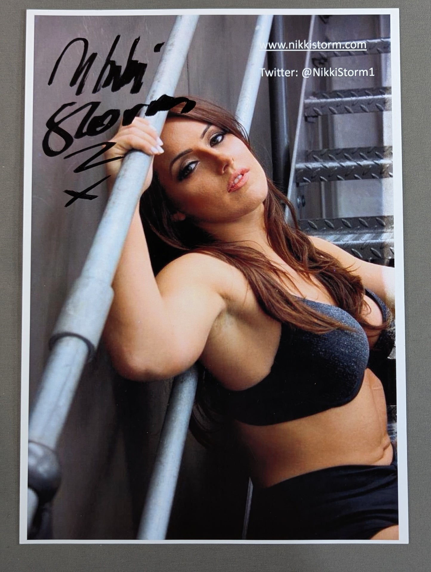 Nikki Storm hand signed autograph  Pro-Photo (A-1)