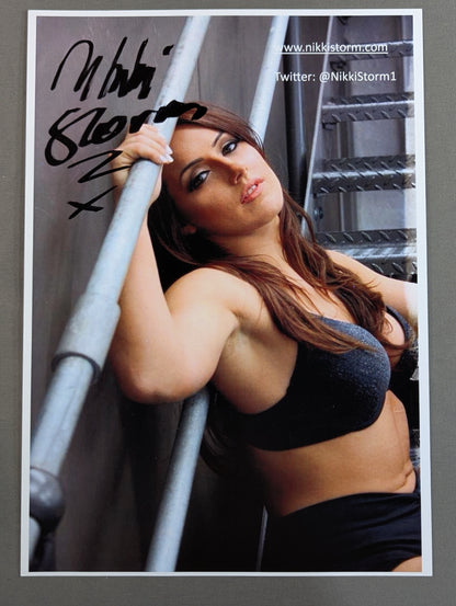 Nikki Storm hand signed autograph  Pro-Photo (A-1)