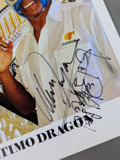 Ultimo Dragon hand signed autograph  Pro-Photo (C-1)