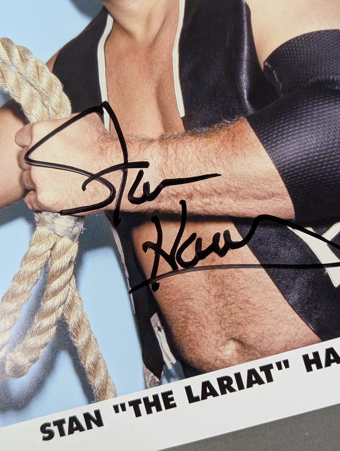 Stan Hansen hand signed autograph  Pro-Photo (D-1)