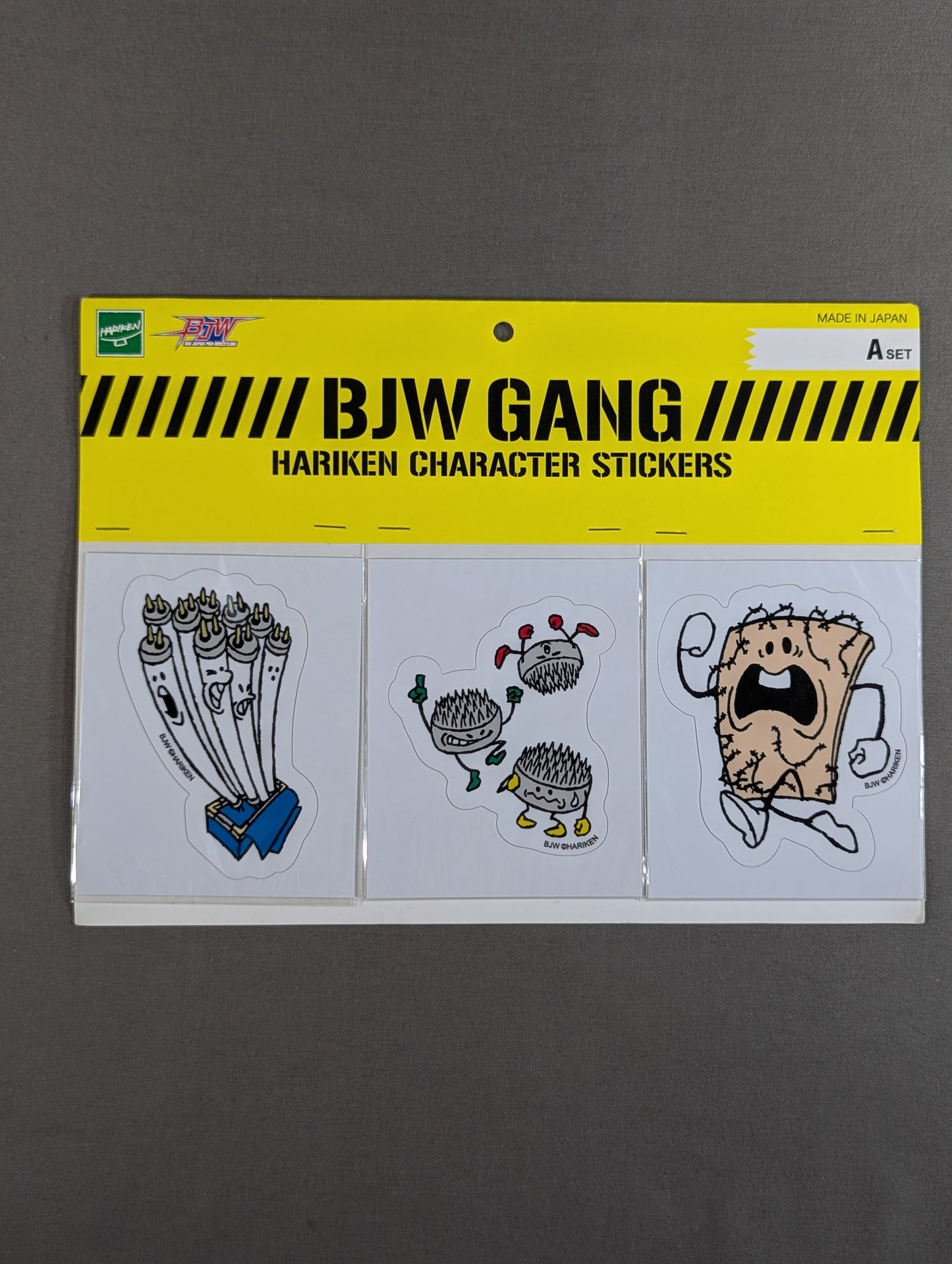 HARIKEN × 大日本プロレス「BJW GANG」ステッカーセット