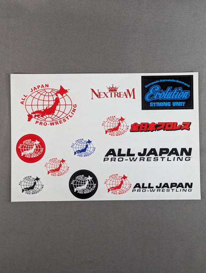 全日本プロレス ステッカーシート②