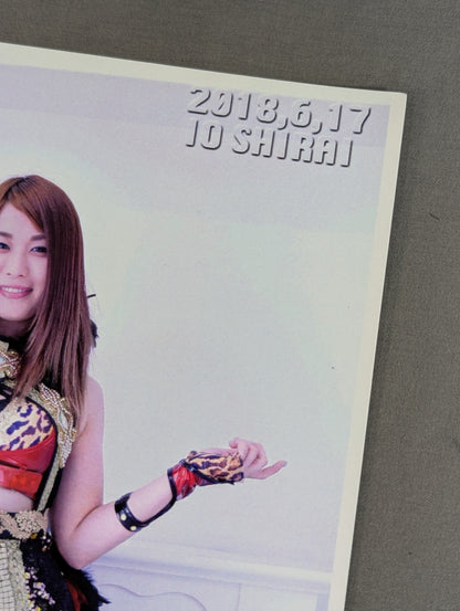 ★LAST MATCHE OF STARDOM★ Io Shirai (Iyo Sky) hand signed autograph  Pro-Photo  (H-9 )
