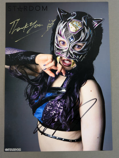 STARLIGHT KID  hand signed autograph  Starda Mu Pro-Photo (J-1)