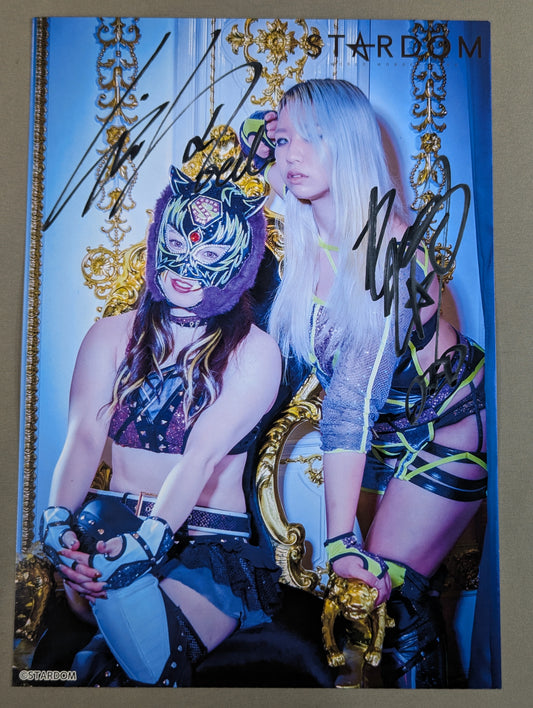 スターライト・キッド＆渡辺桃 スターダム ポートレート