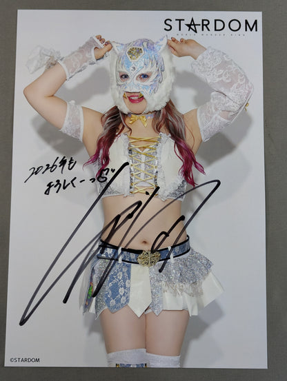 STARLIGHT KID  hand signed autograph  Starda Mu Pro-Photo (J-3)