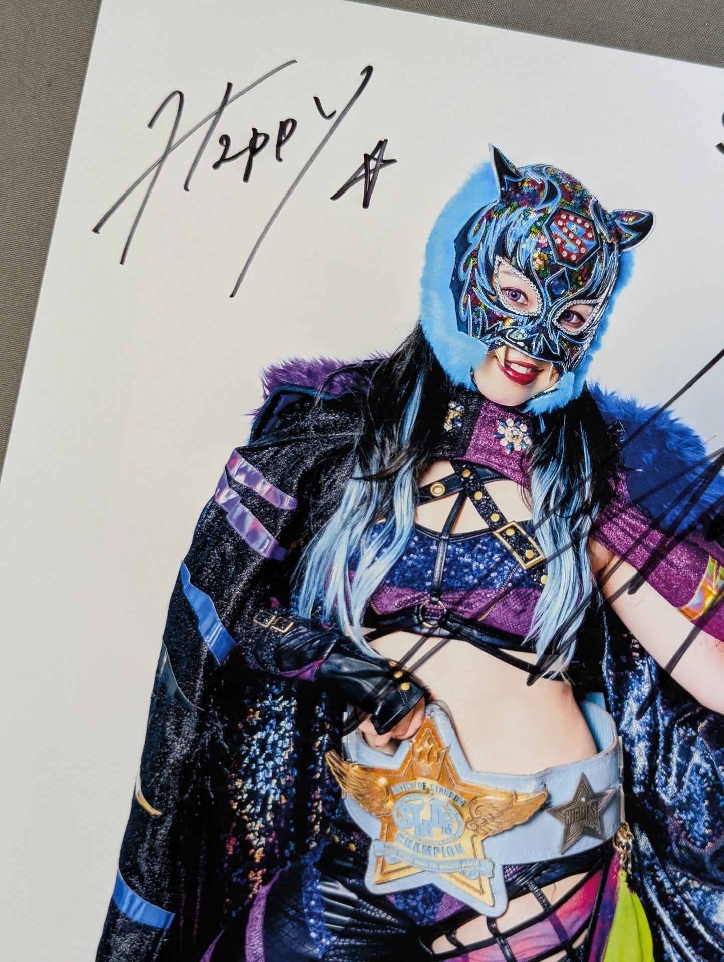 STARLIGHT KID  hand signed autograph  Starda Mu Pro-Photo (J-4)