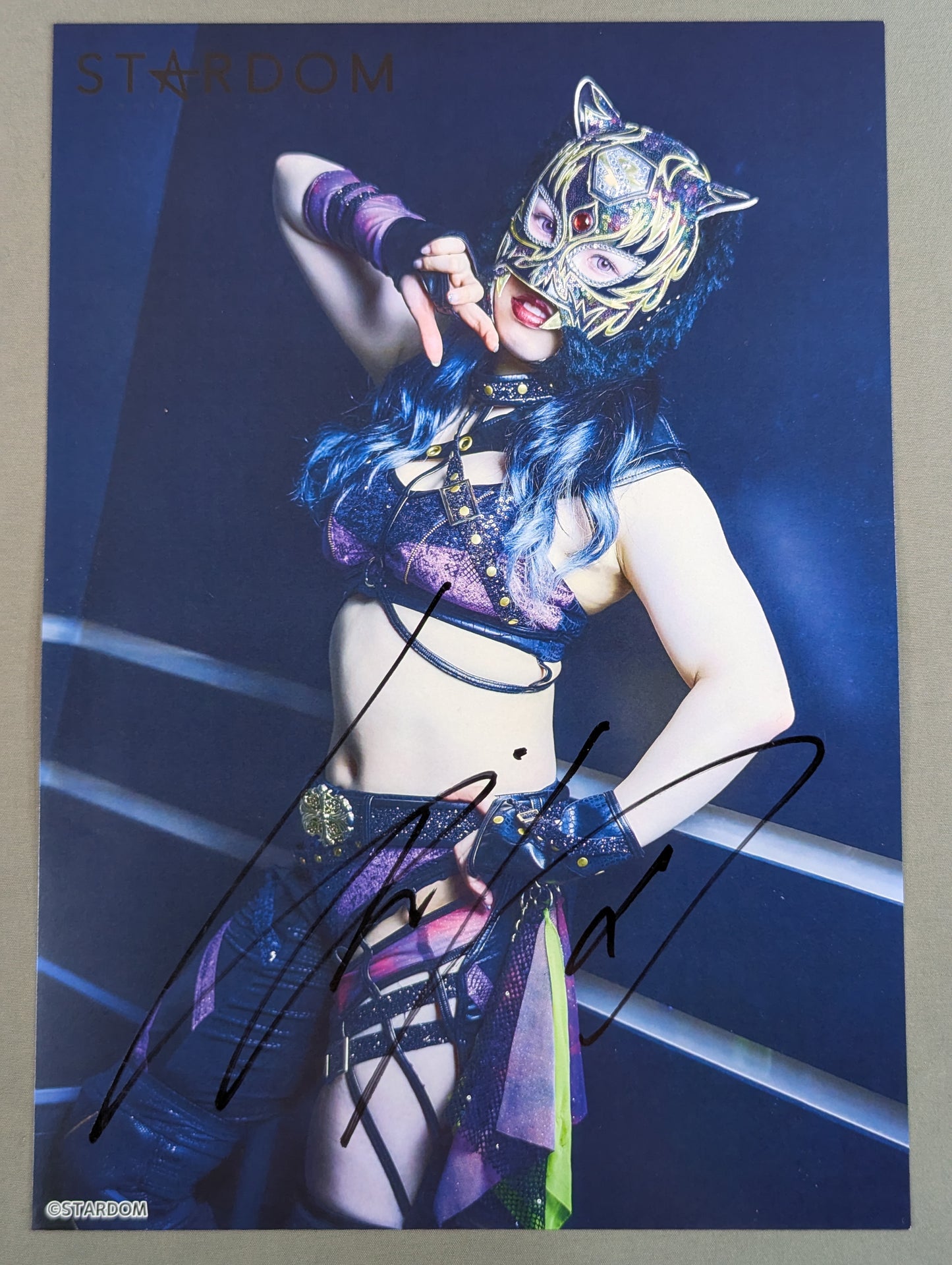 STARLIGHT KID  hand signed autograph  Starda Mu Pro-Photo (J-5)
