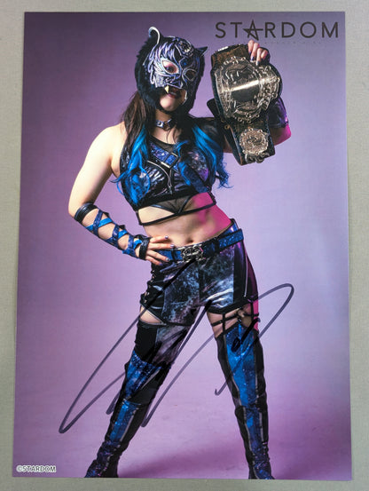 STARLIGHT KID  hand signed autograph  Starda Mu Pro-Photo (J-7)