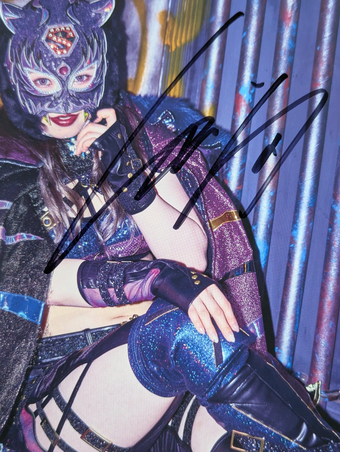 STARLIGHT KID  hand signed autograph  Starda Mu Pro-Photo (J-9)