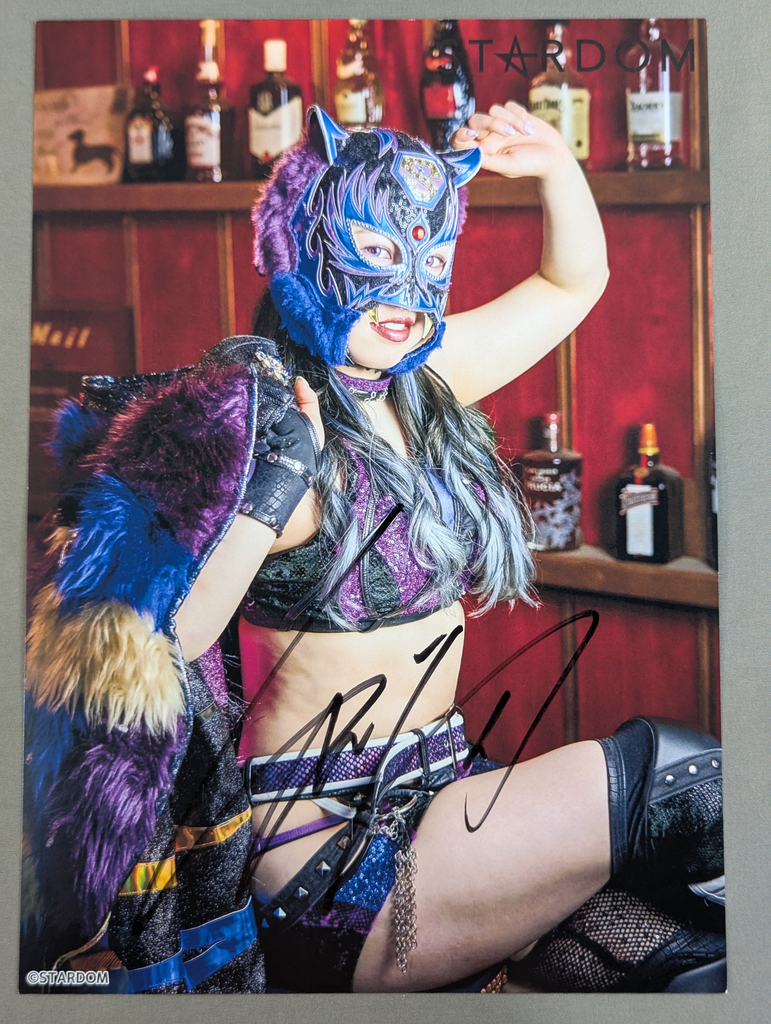 スターライト・キッド 直筆サイン入り スターダムポートレート(K-3