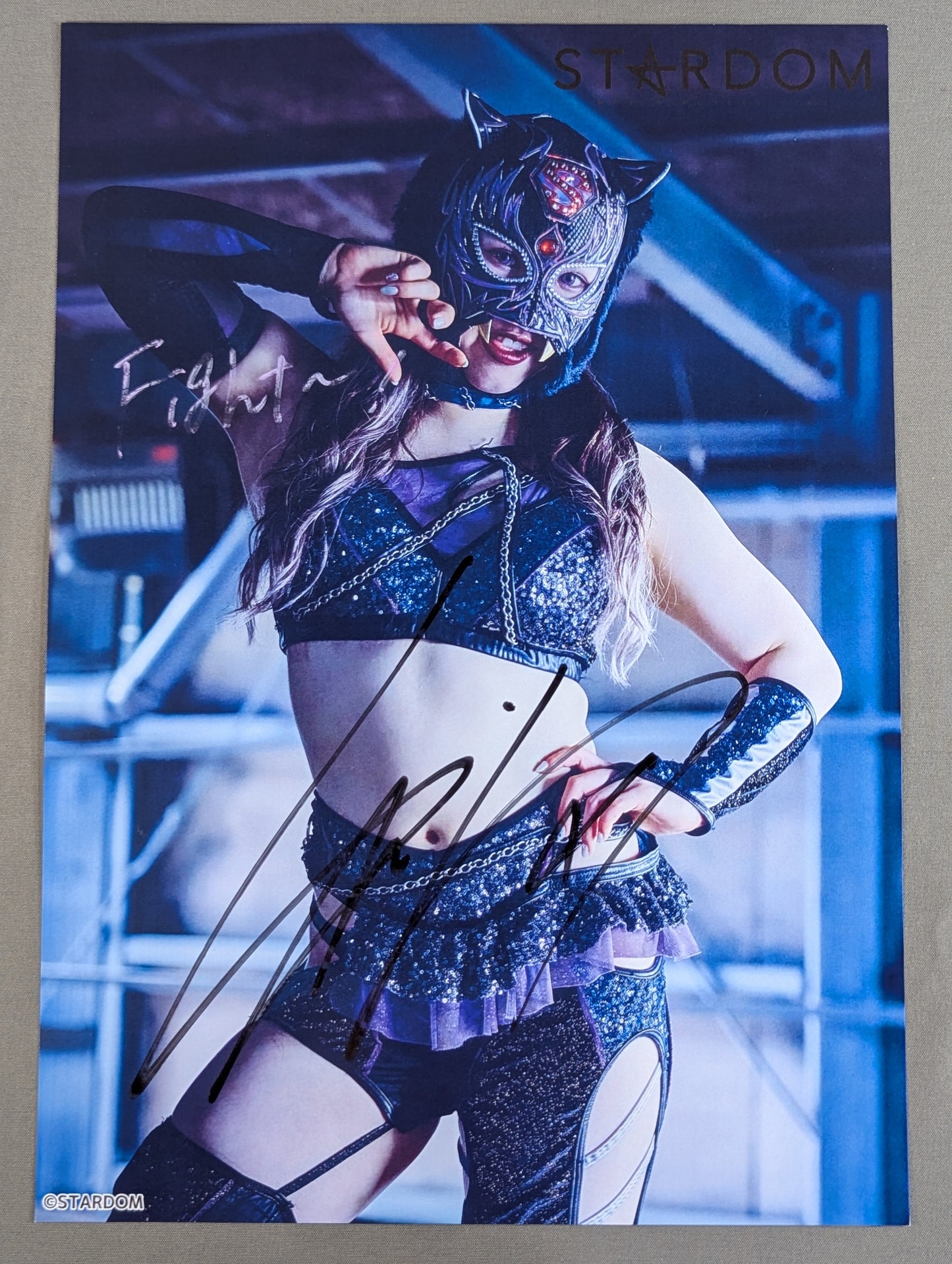 STARLIGHT KID  hand signed autograph  Starda Mu Pro-Photo (K-7)