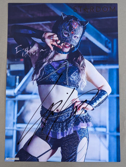 STARLIGHT KID  hand signed autograph  Starda Mu Pro-Photo (K-7)