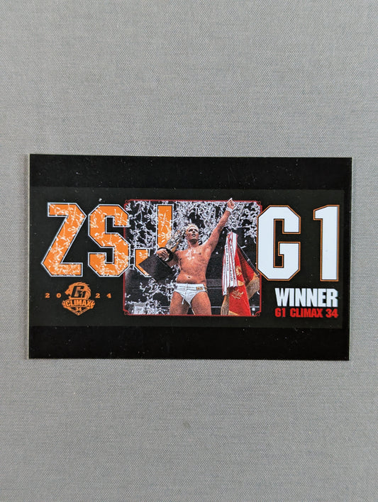 ★ザック・セイバーJr. G1 CLIMAX 34 優勝記念★ ステッカー