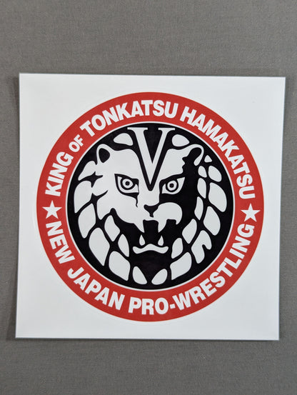 ライオンマーク「TONKATSU HAMAKATSU」ステッカー