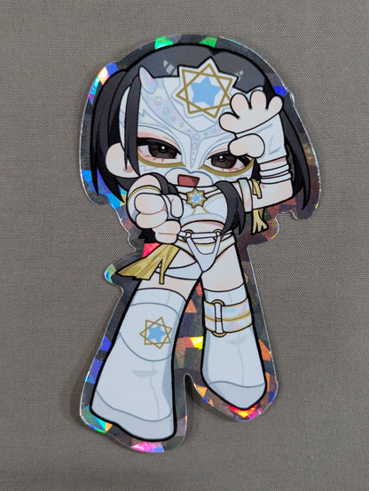 Seven Stars Illustration Sticker