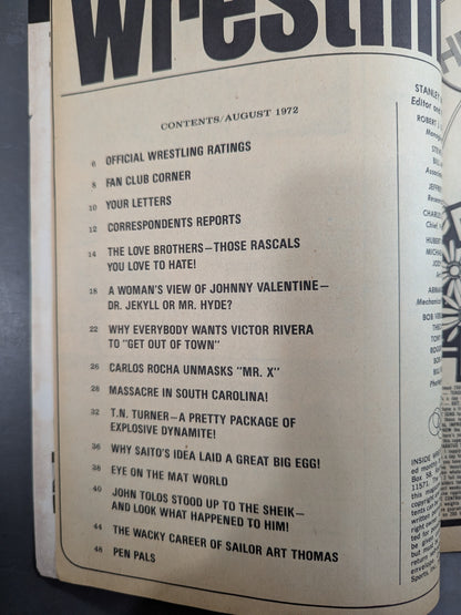Inside Wrestling 1972年8月号