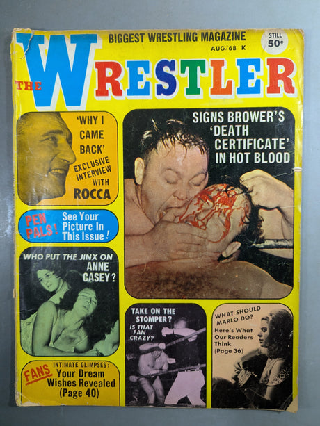 THE Wrestler 1968年8月号