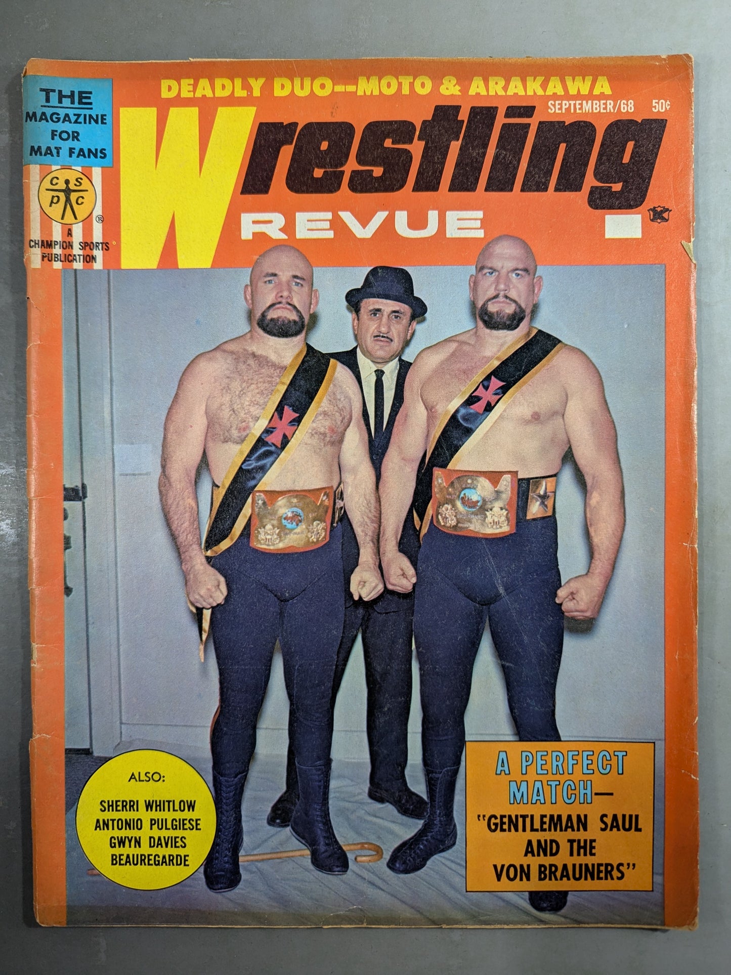 Wrestling REVUE September 1968 Issue