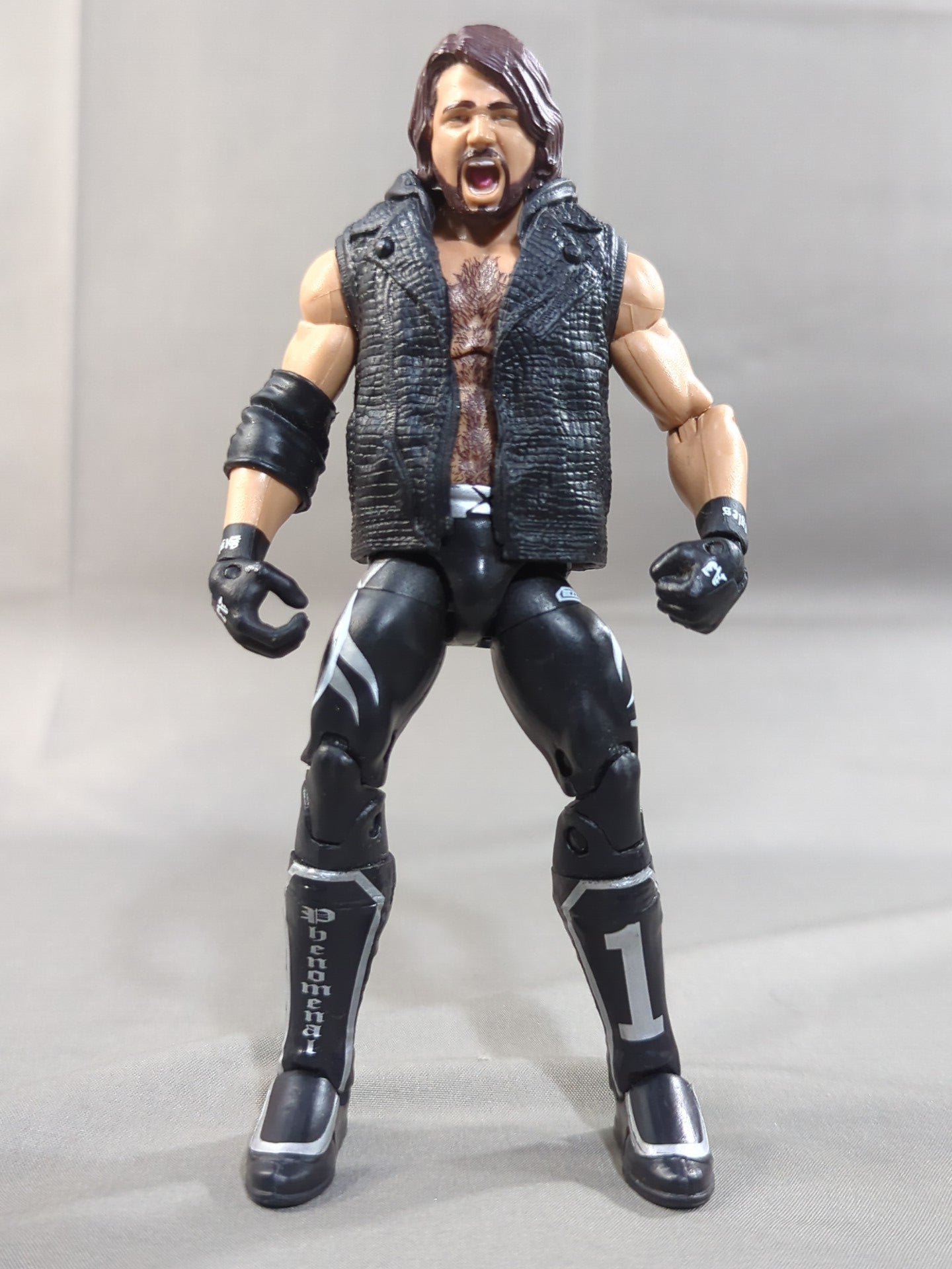AJ Styles (Black Hooded Jacket)