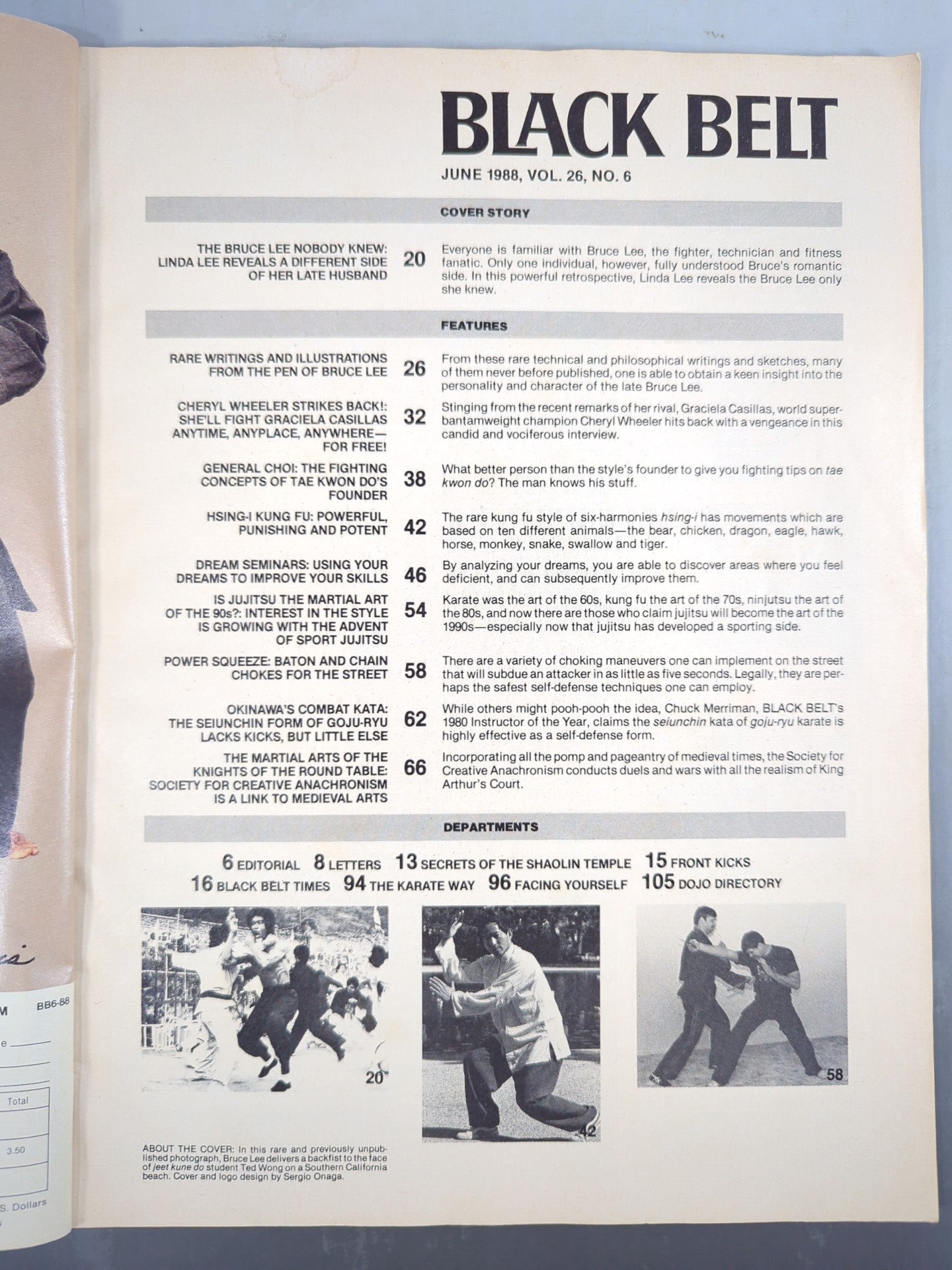 BLACK BELT 1988年6月号
