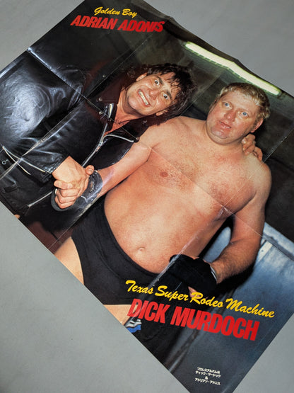 Dick Murdoch & Adrian Adonis  Magazine Appendix Poster