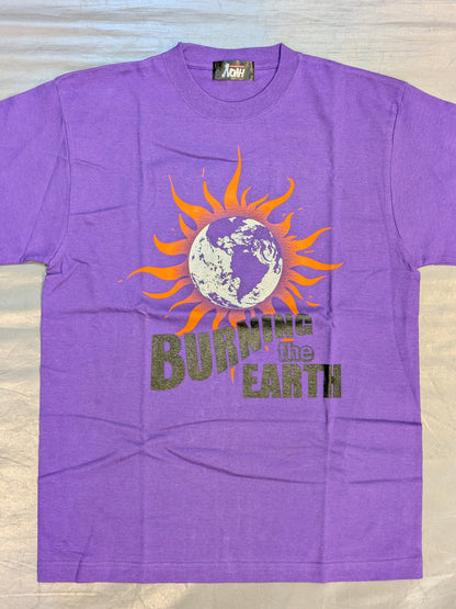 小橋建太「BURNING the EARTH」ロングスリーブTシャツ(パープル)