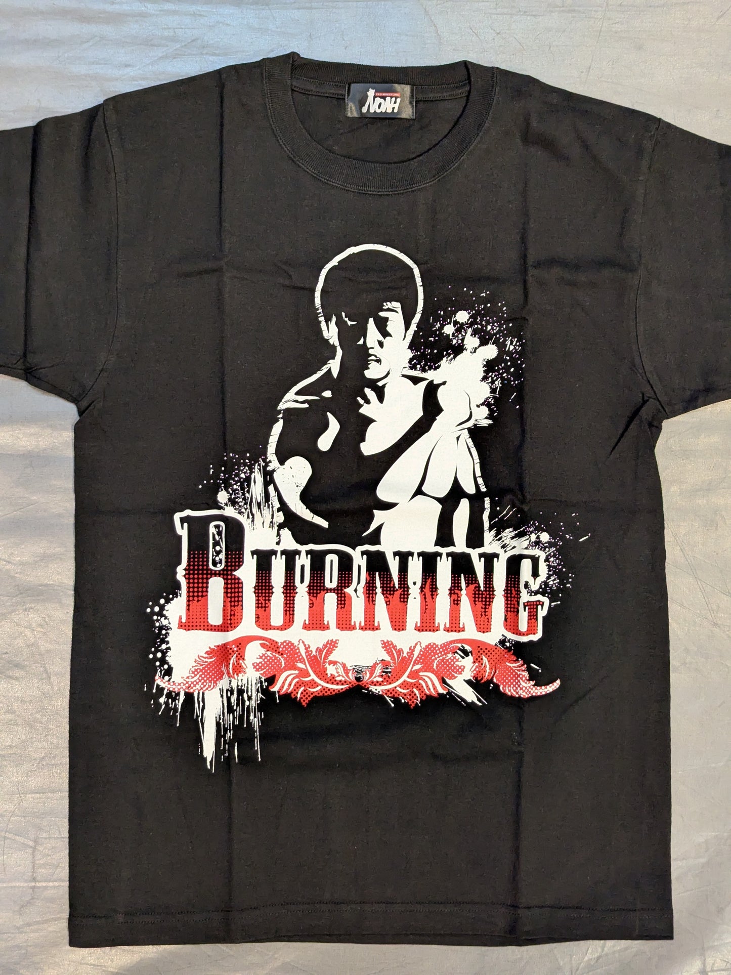 小橋建太「BURNING」イラストTシャツ