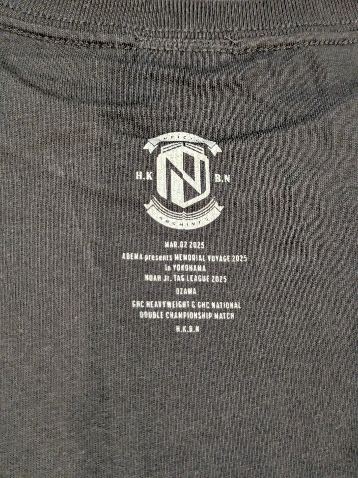 OZAWA 'HAKOBUNE SERIES 2025.3.2 YOKOHAMA' T-shirt