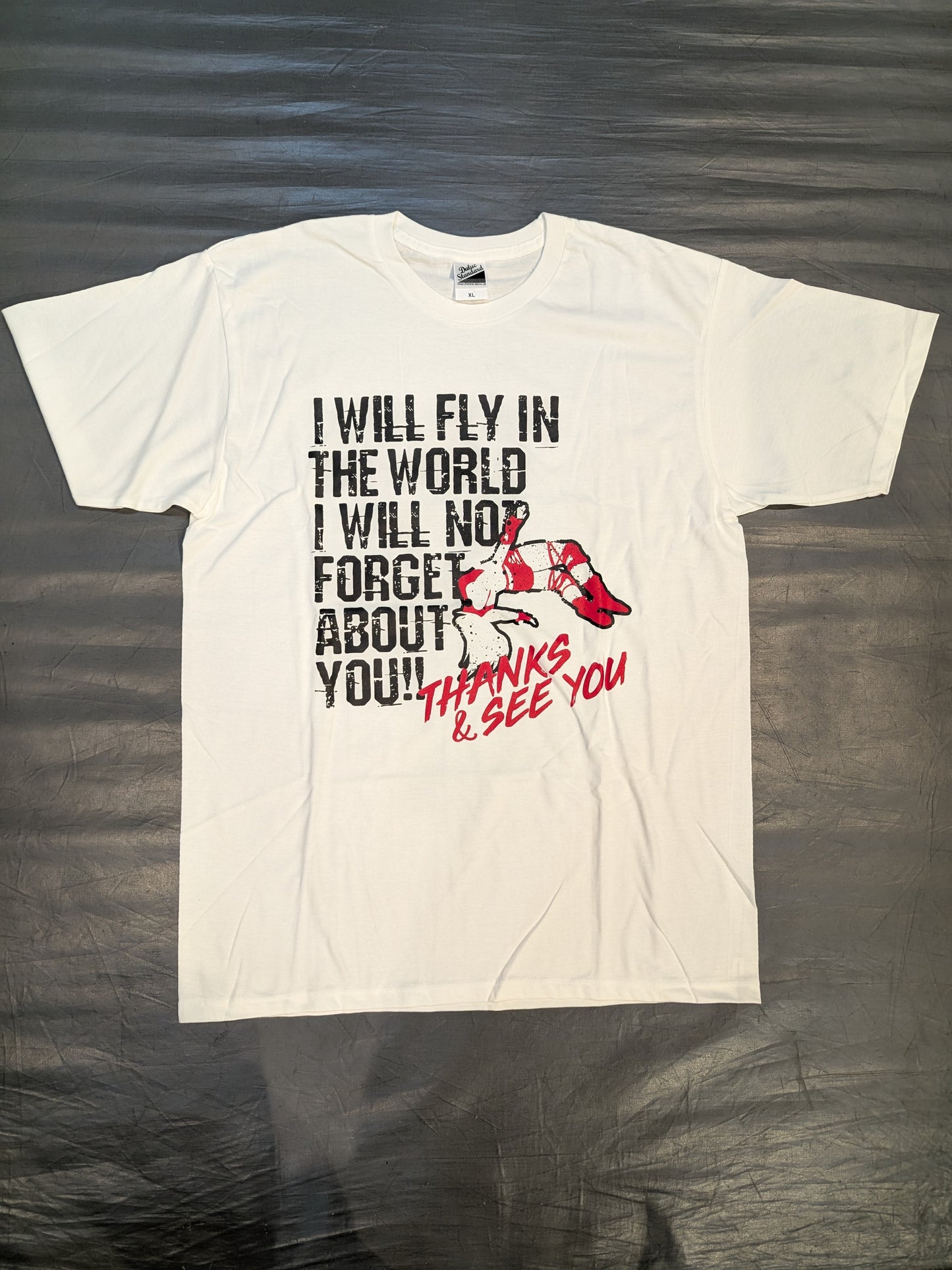 【hand signed autograph】 Io Shirai (Iyo Sky) "Last Match" T-shirt (White)
