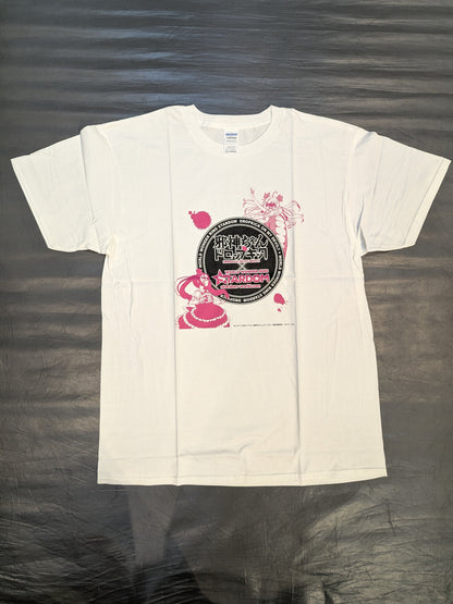 Jashin-chan Dropkick × Stardom Collaboration T-Shirt (White)