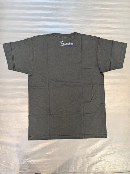 【直筆サイン入り】小橋建太「BURNING」Tシャツ①(ブラック×パープル)