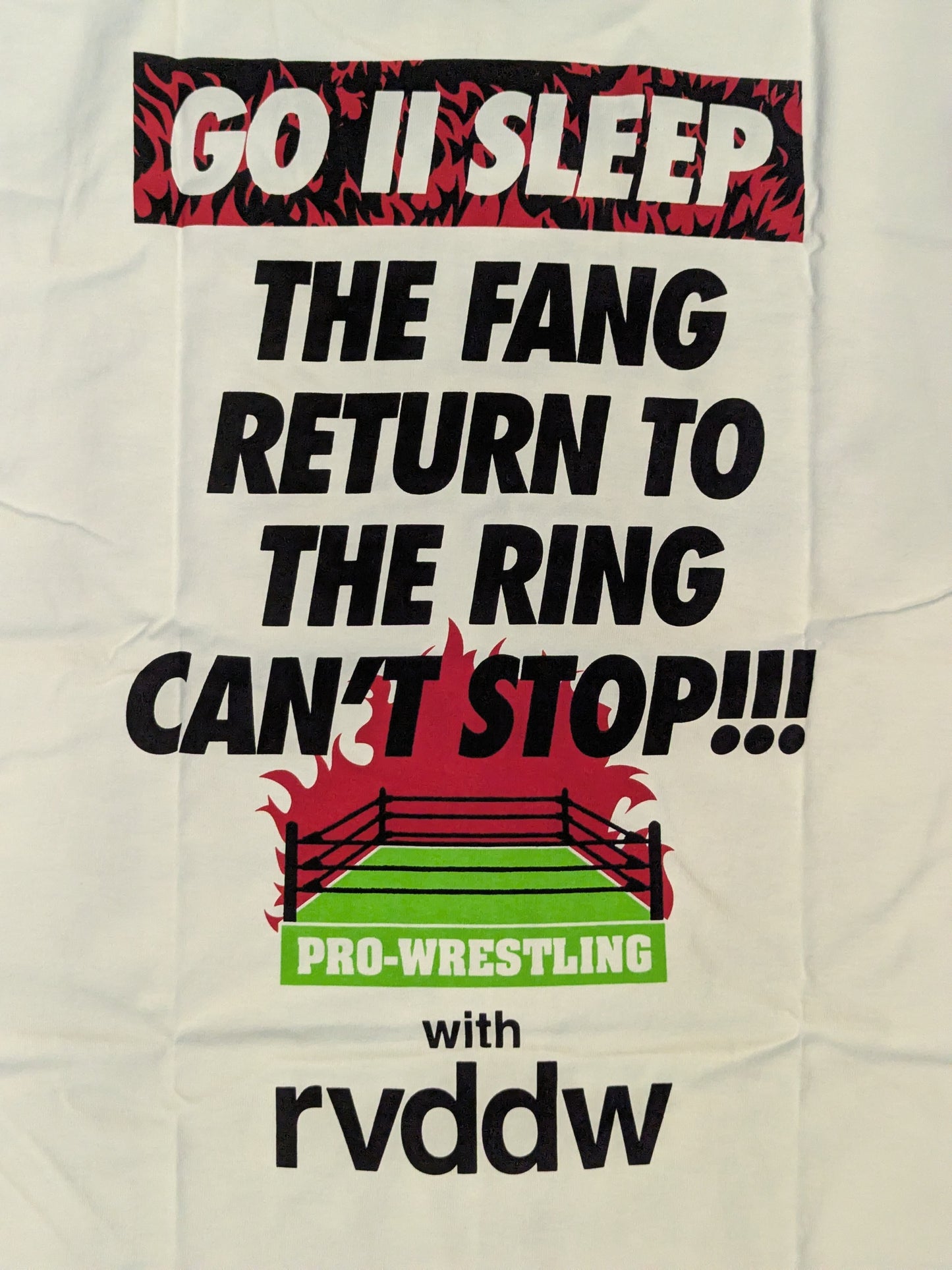 KENTA「THE FANG IS COME BACK!!!」 T-shirt (Black)