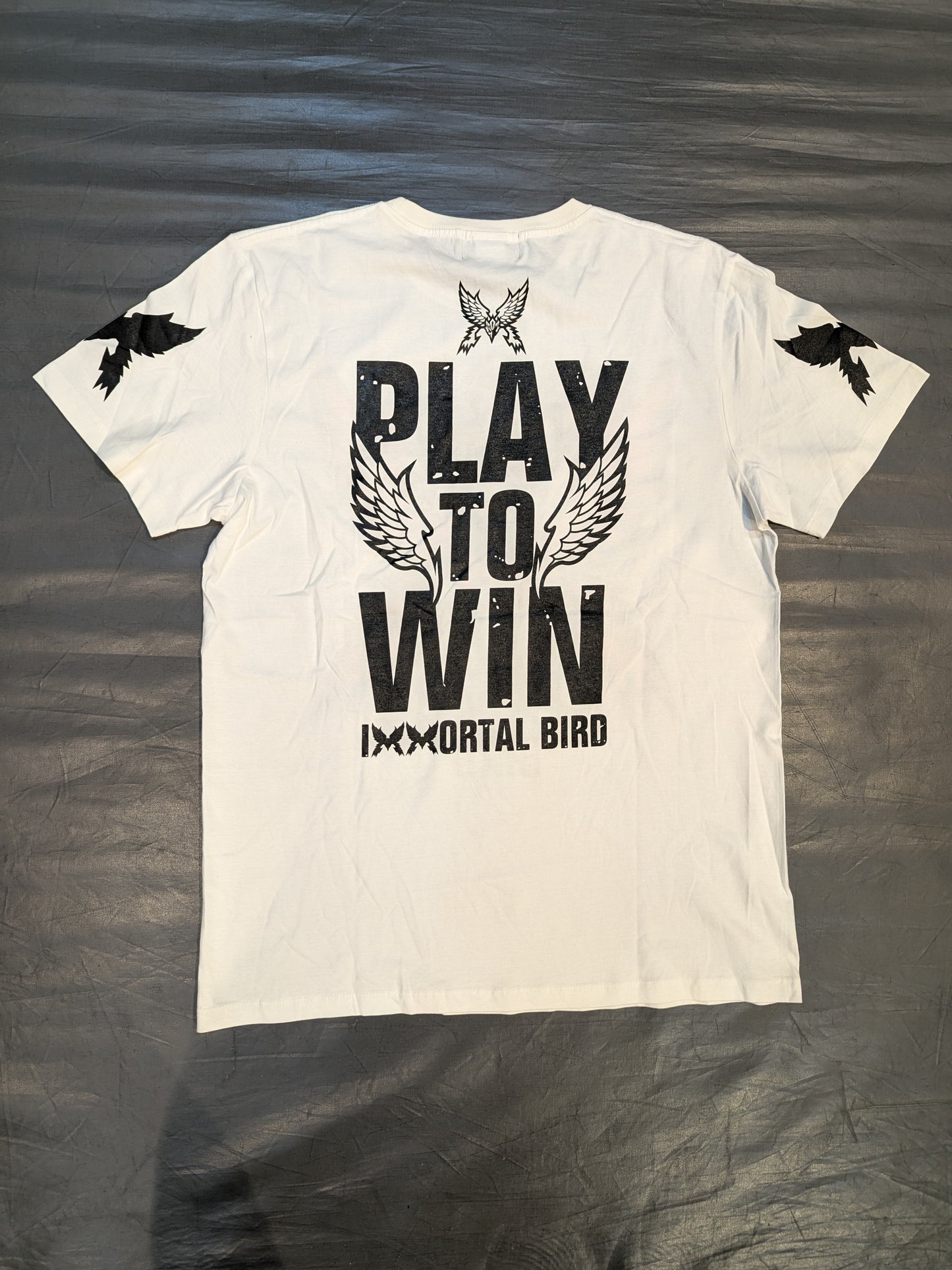 【直筆サイン入り】丸藤正道「IMMORTAL BIRD」Tシャツ(ホワイト)