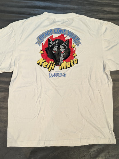 Muto Keiji × TWOPLATOONS "SPACE LONE WOLF 610" Collaboration T-Shirt