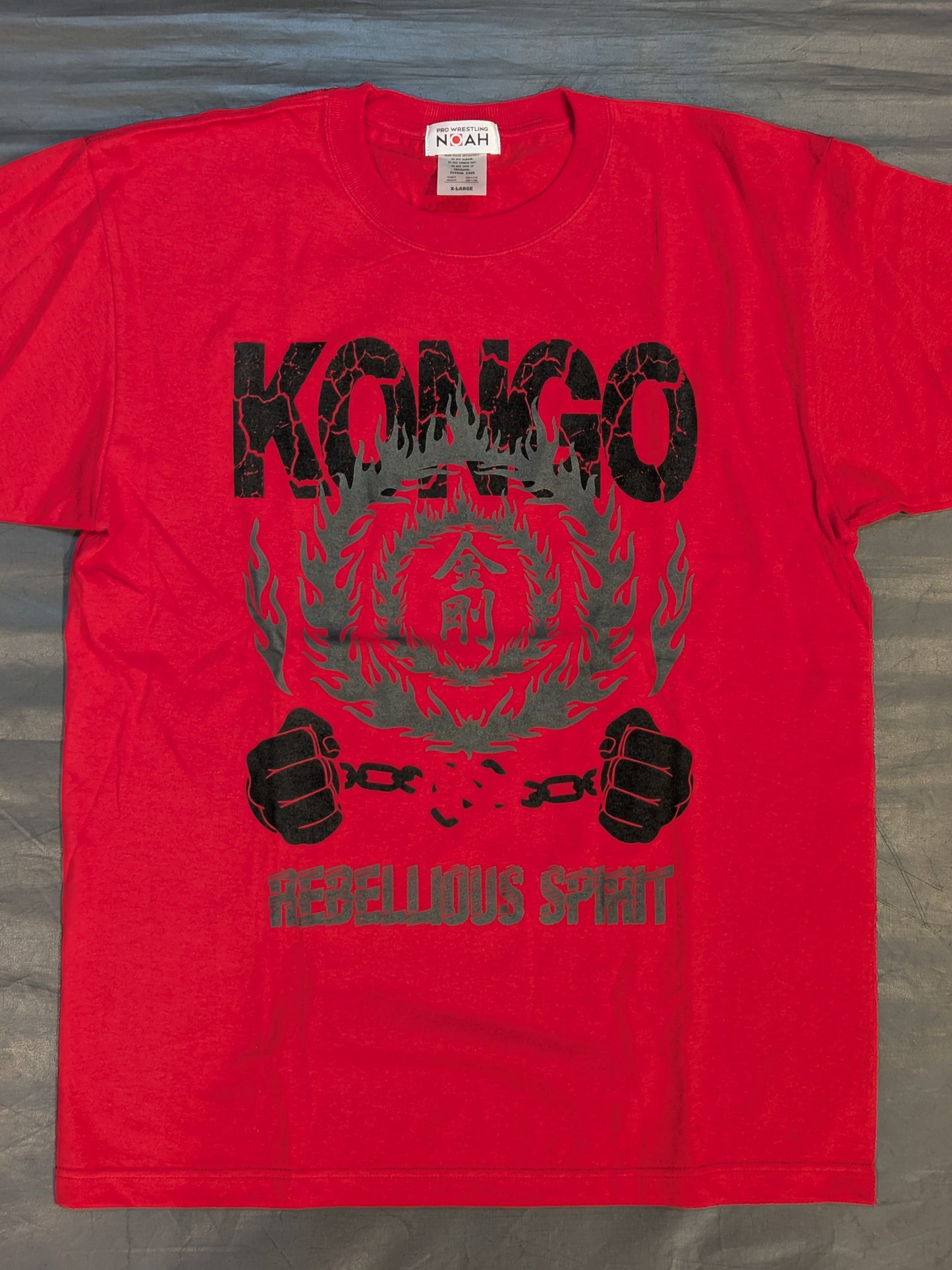 Kongo 'REBELLIOUS SPIRIT' T-shirt (Red)