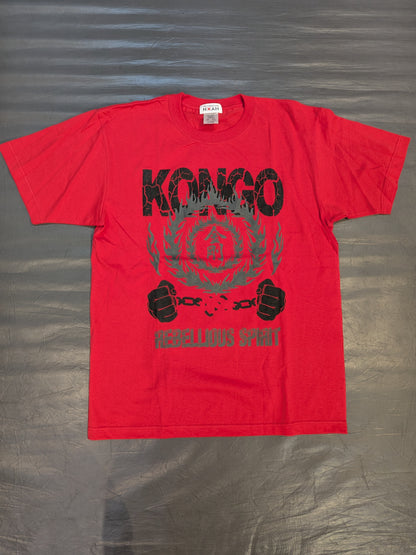Kongo 'REBELLIOUS SPIRIT' T-shirt (Red)