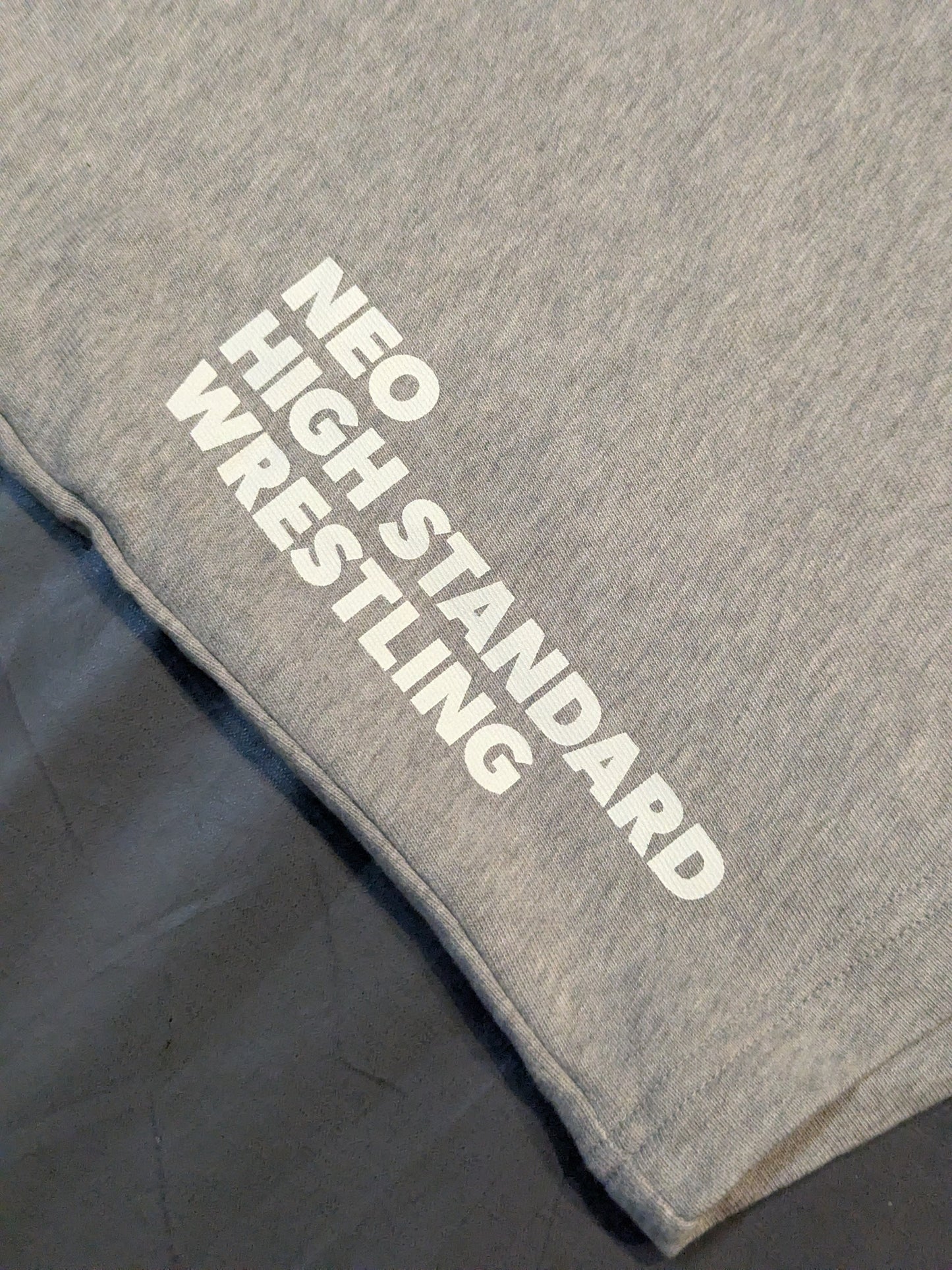 NOAH「NEO HIGH STANDARD WRESTLING」スウェットハーフパンツ(グレー)