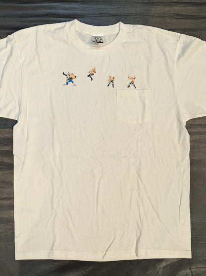 Muto Keiji ×HAOMING "Shining Wizard" Collaboration T-Shirt (White)