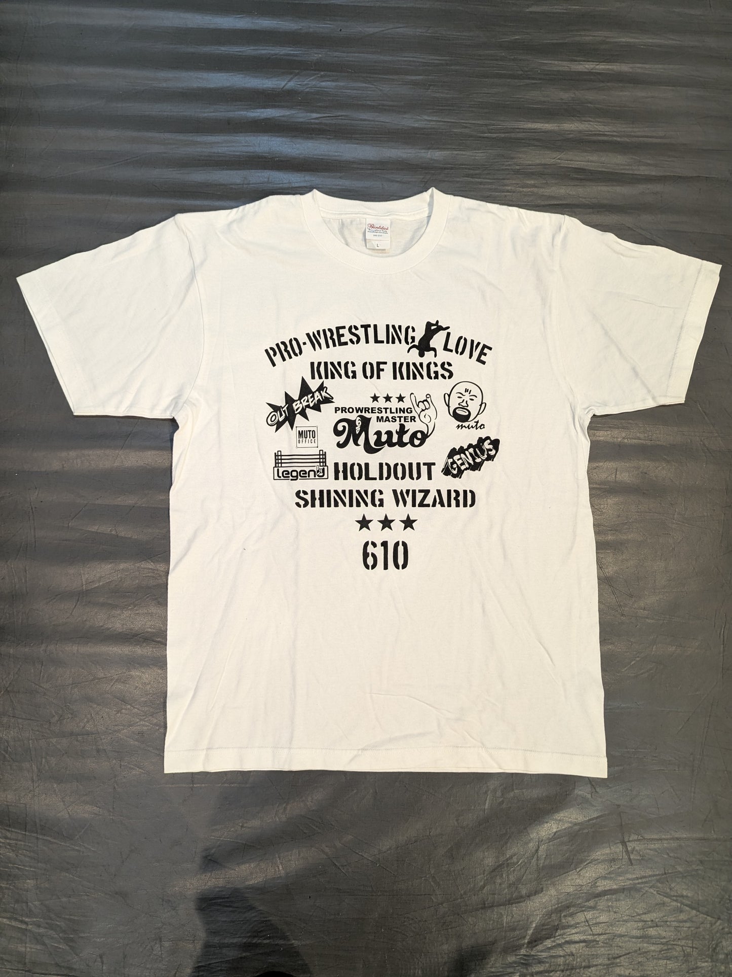 武藤敬司「キャッチフレーズ」Tシャツ