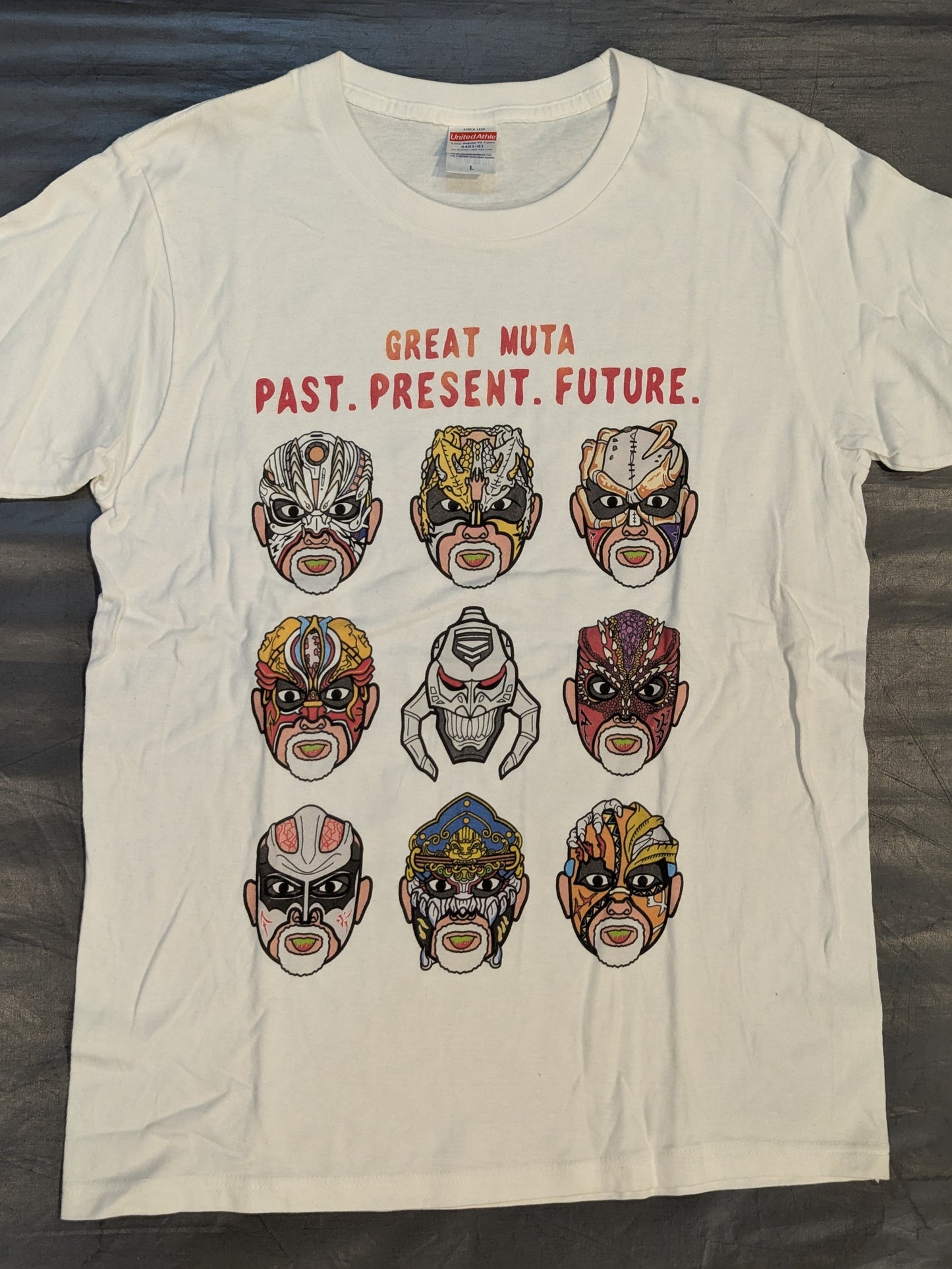 Great Muta "PAST." PRESENT. FUTURE" T-shirt